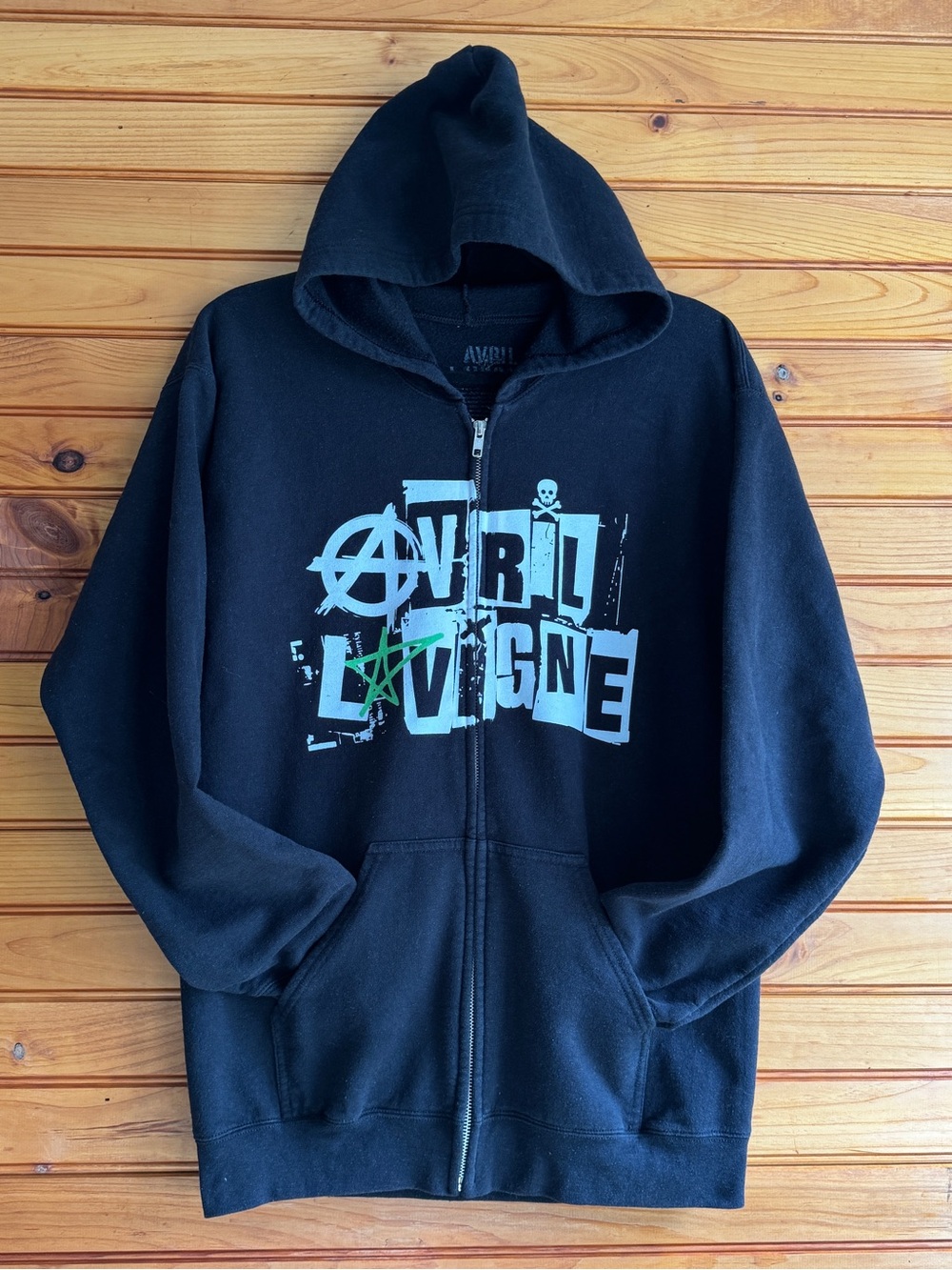 Avril Lavigne Greatest Hits Tour 2024 Zip Hoodie M Official Concert Merch
